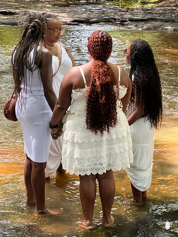 Guided tour at the Assin Manso Slave River in Ghana