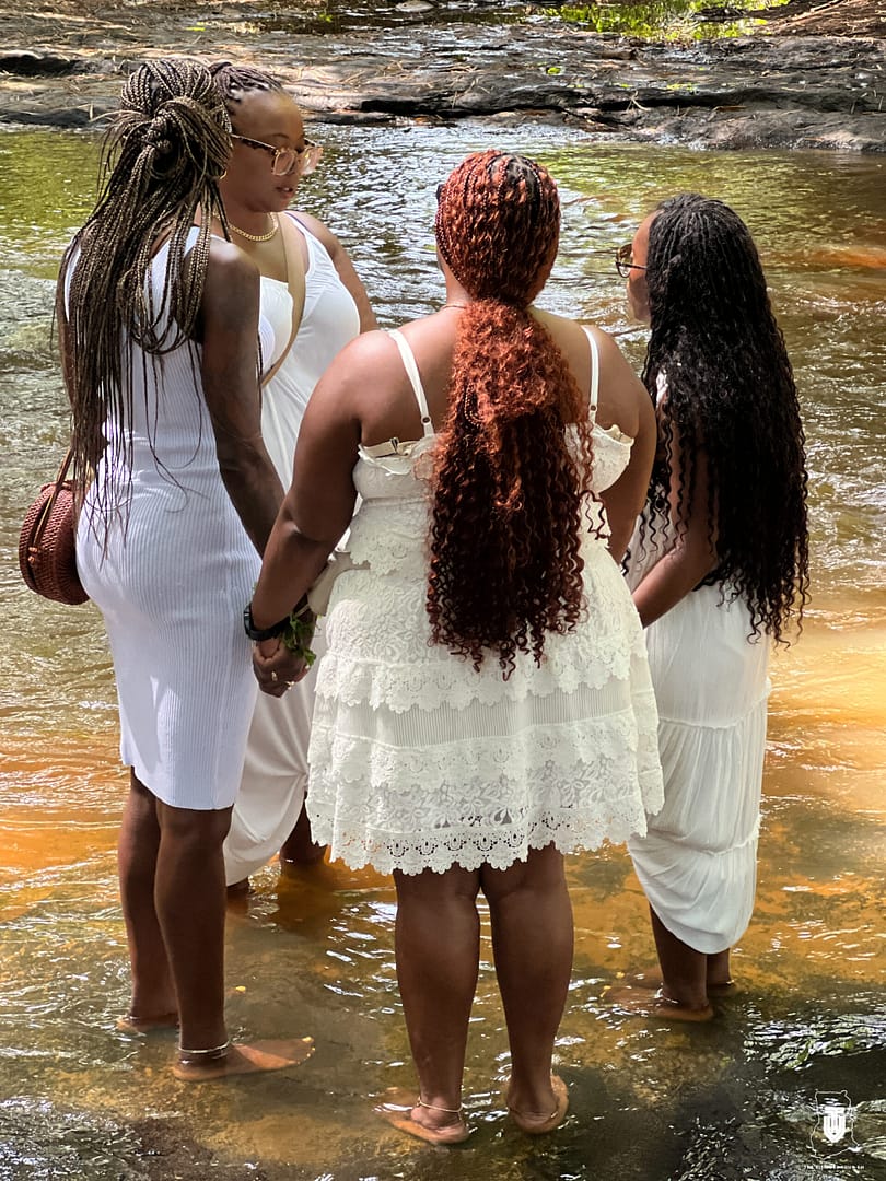 Guided tour at the Assin Manso Slave River in Ghana